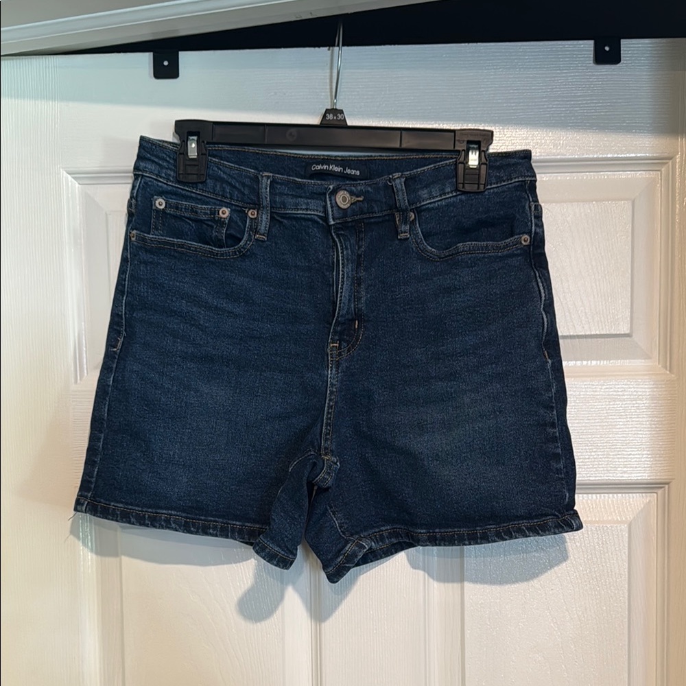 Calvin Klein Jeans Deep Blue Denim Shorts Size 10